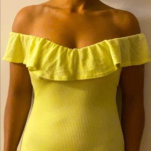 Off shoulder bodycon dress
